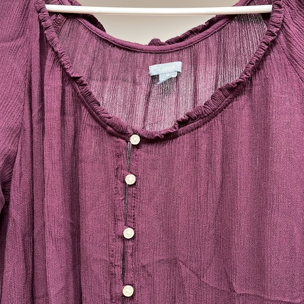 Aerie Peasant Dress Size Medium - Picture 5 of 16